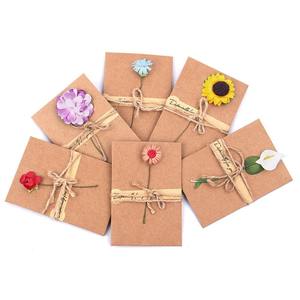 Tarjeta <span class=keywords><strong>de</strong></span> felicitación hecha a mano, flores secas, tarjeta <span class=keywords><strong>de</strong></span> invitación <span class=keywords><strong>de</strong></span> fiesta <span class=keywords><strong>de</strong></span> <span class=keywords><strong>cumpleaños</strong></span>, tarjeta <span class=keywords><strong>de</strong></span> agradecimiento - Product Image 3