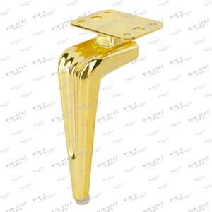 WINSTAR nuove parti mobili 160mm durevole nero dritto piedi tavolo moderno divano <span class=keywords><strong>gambe</strong></span> con gomma - Product Image 3