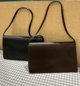 Luxury Vintage Minimalist 100% <strong>Handmade</strong> Saddle Stitch Soft Genuine Sheepskin Leather Shoulder Bag - Product Image 1
