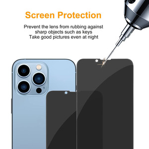 9H Tempered Glass Điện Thoại Bảo Vệ Màn Hình Riêng Tư Cho <span class=keywords><strong>iPhone</strong></span> 15 13 12 11 Chống Gián Điệp Bảo Vệ Màn Hình Cho <span class=keywords><strong>iPhone</strong></span> 14 - Product Image 5