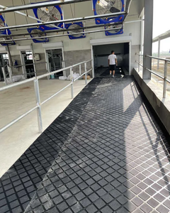 Buzağılar ve Domuz Yavruları için Isı Koruyucu Paspaslar, İnek At Ahırı Paspasları, Hayvancılık için Kauçuk Paspaslar, Kaplumbağa Şekilli Desenli Kauçuk Levhalar - Product Image 6