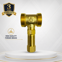 Ensemble de vannes antigel monobloc G1 en laiton forgé, à actionnement automatique sans alimentation, pour pompe à chaleur, composant de sécurité, modèle Winning Zero Power