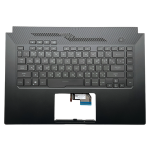 TI <span class=keywords><strong>ไทย</strong></span>แบ็คไลท์แป้นพิมพ์แล็ปท็อปสำหรับเอซุส เซเฟอรัส M15 GU502DU 90NR0213-R31TA0 <span class=keywords><strong>แป้น</strong></span><span class=keywords><strong>พิมพ</strong></span>์สีดำที่พักฝ่ามือใหม่ของแท้ - Product Image 1