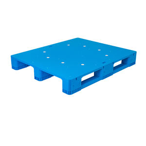 3 बच्चों का पुनर्नवीनीकरण प्लास्टिक यूरो पैलेट खुले तल प्लास्टिक फर्श पैलेट सिंगल 4-वे प्रवेश प्रकार का सामना करते हैं - Product Image 3
