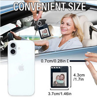 PhotoTag E Ink Certifié MFi Porte-clés intelligent étanche Anti-perte Trouver mon appareil Finder Sac Portefeuille Bagages Localisateur GPS Tracker