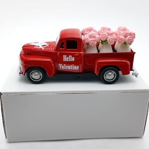 Auto <span class=keywords><strong>d</strong></span>'<span class=keywords><strong>Epoca</strong></span> Classica, <span class=keywords><strong>Camion</strong></span> per San Valentino, Pickup Vintage in Lega da 13cm - Product Image 5