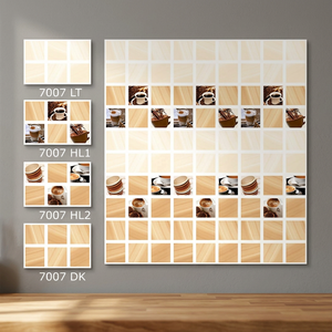 กระเบื้องบุผนังครัวเซรามิกแบบมันเงา ขนาด 250x375 มม. คุณภาพพรีเมียม ดีไซน์ตกแต่งภายในแบบดิจิตอลเคลือบเงา ราคาโรงงานจากอินเดีย - Product Image 3