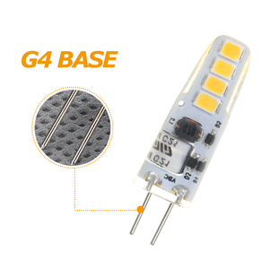 Ampoule LED G4 Base 1.4W DC 12V SMD 2835, blanc chaud 3500K, 150LM, corps en PC, durée de vie 25000H, certifiée CE - Product Image 4