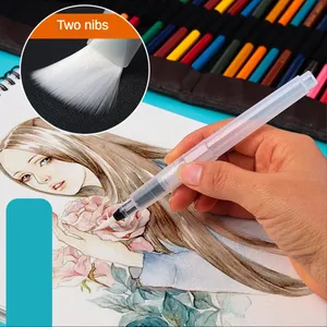 Ensemble <span class=keywords><strong>de</strong></span> stylos à eau pour aquarelle, pigments solides, pour débutants, 1/3/6 pièces, rechargeables, à tête souple, avec réservoir d'eau, <span class=keywords><strong>pinceau</strong></span> <span class=keywords><strong>de</strong></span> peinture à main levée - Product Image 3