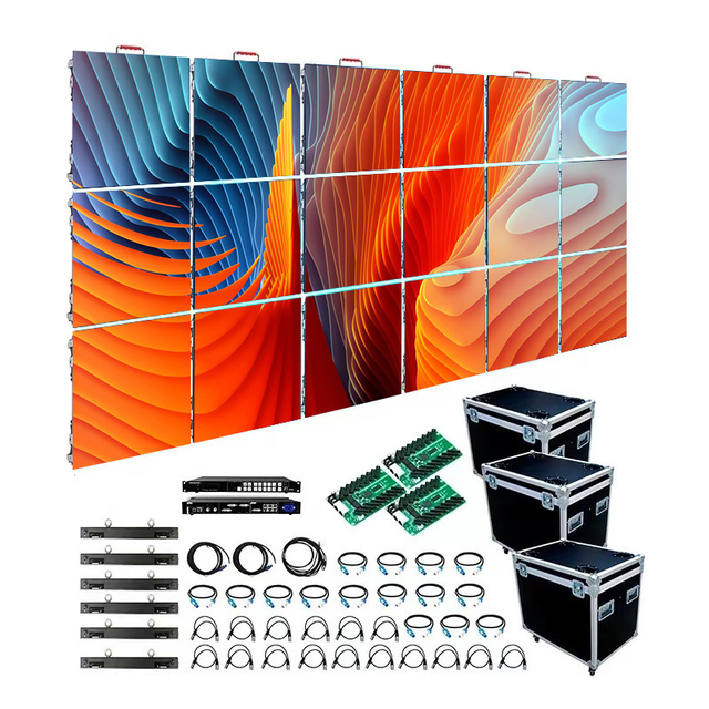 P2 P4 P6 P10 Indoor/Outdoor Billboard Advertising Panel Price P3.91 Video Wall Module Stage Rental LED Display Screen