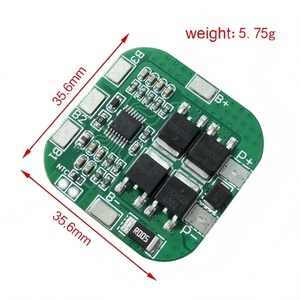 แผงป้องกันแบตเตอรี่ลิเธียม 16.8V พร้อมระบบควบคุมอุณหภูมิ NTC ป้องกันการชาร์จเกินและการคายประจุเกิน จำกัดกระแสไฟ 20A - Product Image 2