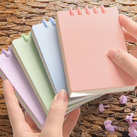 Carnet de poche rechargeable GY A7 Mini, palette de couleurs Morandi, reliure spirale, 60 feuilles, journal de voyage esthétique pour femmes