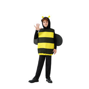 Costume da Animale Fantastico per Bambini, Travestimento da Ape per Halloween, Costume da Mascotte per Bambini - Product Image 1