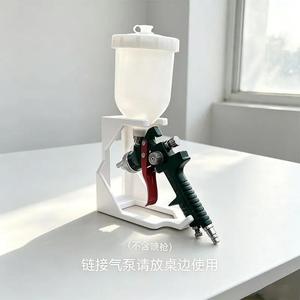 Paint <b>Spray</b> Gun Stand Plastic Wall <b>Mounted</b> Heavy Duty Durable Workshop Storage Rack - Product Image 5