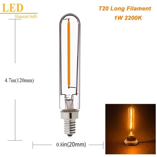 Product Details: Bifeature T20 Long Filament Tube LED Bulb - Warm White Vintage Edison Bulb