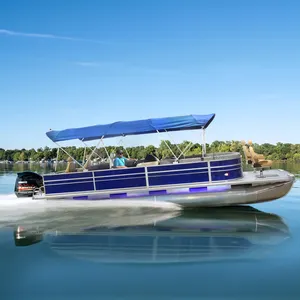 יצרן מכירה לוהטת פיברגלס המפלגה סירת סירות עם מנוע באיכות גבוהה עבור מים ספורט ודיג