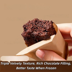 Substitut de repas : <span class=keywords><strong>Brownie</strong></span> au chocolat cru, poudre de cacao, beurre de cacao pur, gâteau dessert Lava, idéal pour les fêtes et le thé de l'après-midi - Product Image 5