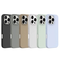 Coque antichoc en silicone liquide de luxe originale pour iPhone 12 13 14 15 16 Pro Max, vente en gros d'usine ODM