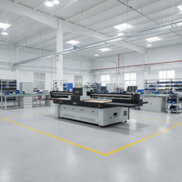 Impresora UV Industrial de Cama Plana con Cabezal de Impresión Ricoh, Impresora Digital de Inyección de Tinta de Alta Velocidad para Papel con Barniz y Relieve 3D