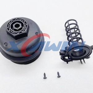 Couvercle de boîtier de filtre à huile 03N115433A pour VW AUDI, pièce de rechange en métal - Product Image 1