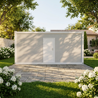 Maisons modulaires préfabriquées à 3 pièces, conteneurs détachables avec panneaux sandwich et acier pour bâtiments de bureaux et hôpitaux
