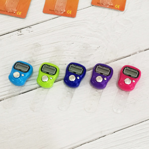 Mini Finger Tally Counter Digital Electronic Ring Counter For Religious Use With Count Reset Button Plastic Battery Powered - Product Image 2