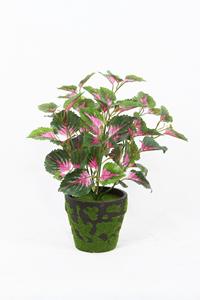 Décorations artificiel vert PE Perilla <span class=keywords><strong>feuilles</strong></span> bonsaï plante - Product Image 6