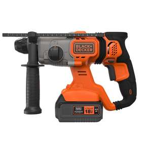 BLACK & DECKER - BCD900M1K-QW marteau perforateur SDS-Plus sans fil 18V 4.0Ah dans kit box - EAN 5035048728697 HAMMERS - Product Image 2