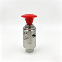Vanne d'arrêt d'urgence en acier inoxydable SS316L Buna N Oil NPT1/4 3 voies NC/NO OEM OSK ESD-SL-2HR -40°C-100°C Garantie 1 an