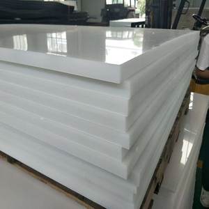 カスタムホワイトPVCハードボード押出酸アルカリ耐性エンジニアリングプラスチックシート工場切断サービス付き - Product Image 1