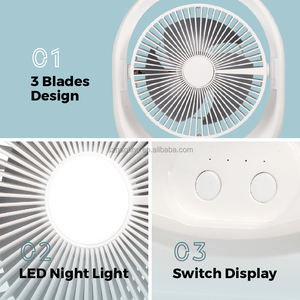 Ventilador de circulación de aire Carga USB Escritorio de oficina pequeño Viento grande Ventilador eléctrico silencioso - Product Image 4