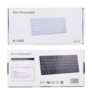 มินิคีย์บอร์ด K 1000 ดีไซน์กะทัดรัดไร้สายสำหรับใช้งานกับแมคและพีซี - Product Image 1