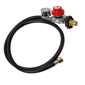 Régulateur <span class=keywords><strong>de</strong></span> Propane réglable 6FT 0-30 PSI haute pression POL connexion gril <span class=keywords><strong>tuyau</strong></span> jauge Surface lisse produit raccords <span class=keywords><strong>de</strong></span> tuyauterie - Product Image 2