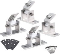 Système de montage solaire de haute qualité, inclinaison réglable, pieds avant et arrière, résistance au vent 60 m/s, résistance à la neige 3 KN/m, taille personnalisée pour panneaux solaires