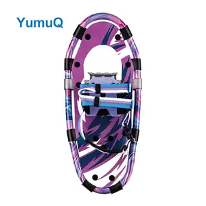 YumuQ Oem/odm Lightweight Aluminum Alloy Frame Terrain Easy-pull Binding Kids Hiking Walking Snowshoes Mountain
