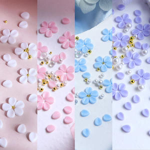 150 pièces mixte or argent acier 3D acrylique fleur ongles breloques strass perles pièces pour ongles bijoux professionnel Kawaii - Product Image 3