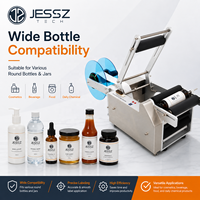 Nouvelle machine d'étiquetage de bouteilles semi-automatique CJ-50 pour les produits alimentaires, les boissons, les produits chimiques, les cosmétiques