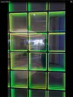 Piste de danse interactive à LED magnétique avec panneaux en acier 450x450 pour mariage, fête, jeu actif, miroir de danse