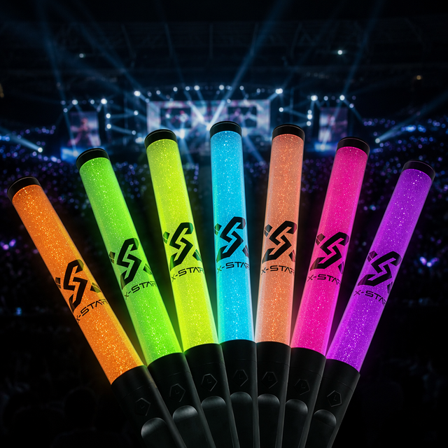 Sincen OEM Factory Custom RGB Remote Control Concert Tour Event Production LED Glow Stick