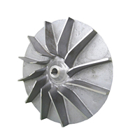 Turbine semi-ouverte en acier inoxydable pour pompe, équipement de process, service d'usinage, fabrication OEM, approvisionnement en gros, ingénierie industrielle