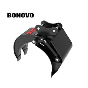 <span class=keywords><strong>BONOVO</strong></span> Grappin forestier pour excavatrice, attache de pelle, grappin hydraulique monocylindre rotatif à 360°, 2-50 tonnes, Q345/Q460 - Product Image 4