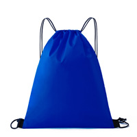 Sac à dos à cordon personnalisé en polyester 210D, souple, imperméable, pliable, portable, unisexe, pour le sport et la gym, sac cadeau publicitaire, extérieur