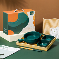 Ensemble de vaisselle personnalisé boîte d'emballage pour vaisselle en céramique avec mousse EVA boîte d'emballage cadeau pour ustensiles de cuisson