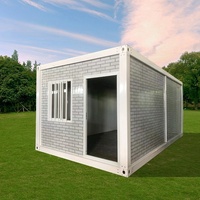 Casa Contenedor Modular de Acero Ligero de 20 pies, Prefabricada, Desmontable, para Vivienda Pequeña, Oficina en Obra, Taller