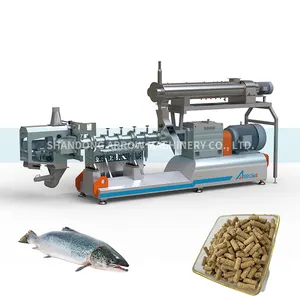 Dry Type Extruder Fish Feed Pellet Machine Complete Floating Fish Food Making Machinery