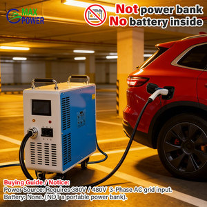 เครื่องชาร์จรถยนต์ไฟฟ้าแบบพกพาอัจฉริยะ รองรับไฟฟ้า 380V 3 เฟส พร้อมหัวชาร์จ Chademo กำลังไฟ 40 กิโลวัตต์ สำหรับรถยนต์ไฟฟ้า - Product Image 1