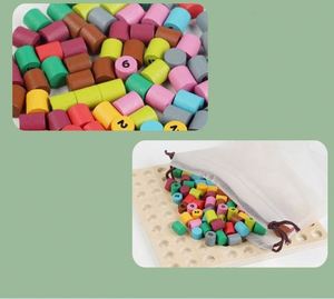 Jeu de société éducatif en bois pour le développement de la pensée logique : Casse-tête mathématique et Sudoku de bureau - Product Image 3