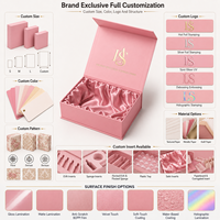 Boîte en carton avec logo imprimé personnalisé, emballage de luxe, emballage pliable recyclable avec aimant, boîte cadeau, boîte magnétique en papier