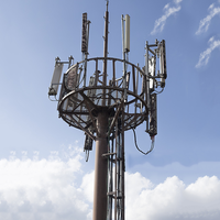 Tour de télécommunication monopode 5G 4G certifiée ISO CE, 10-30m, en acier Q235B Q355B