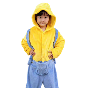 Vendita calda Spider-Man tutina per bambini tessuto Cartoon pigiama felpe con cappuccio abbigliamento da notte Costume per pigiama Kigurumi - Product Image 5